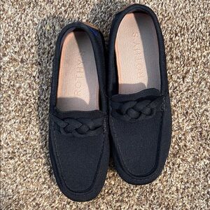 Rothy’s women’s “the braid driver” Black Slip-On Loafers